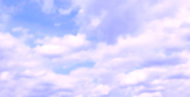 Ästhetischer Himmel Hintergrund Realistische Vektorwolken