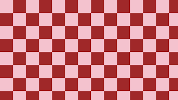 Ästhetisches rotes schachbrett kariertes gingham-plaid-tartan-muster hintergrund illustration tapete