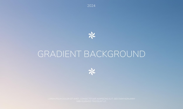 Ätherisch blauer Himmel Gradient zu Weiß