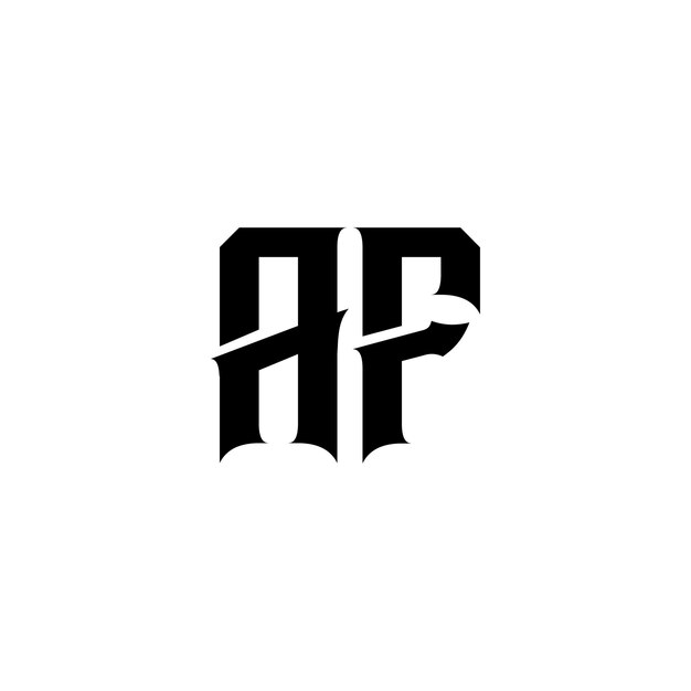 AF-Monogramm-Logo-Design, Buchstabe, Text, Name, Symbol, monochromes Logo, Alphabet-Zeichen, einfaches Logo