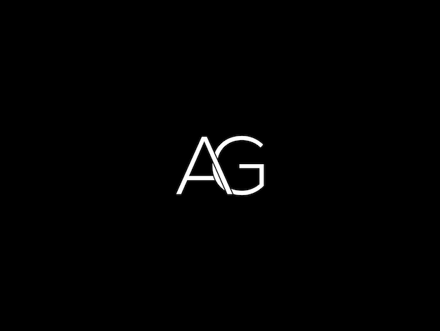 Vektor ag-logo-design.