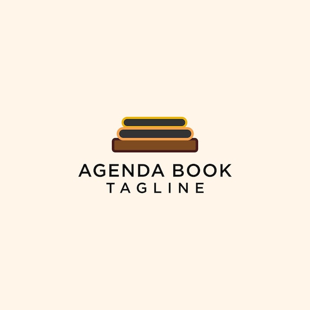Agenda-Buch-Logo-Icon-Design
