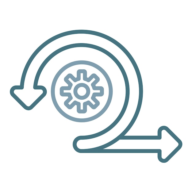 Agile flache Illustration