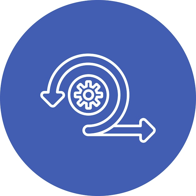 Agile Icon-Vektorbilder können für UX und UI verwendet werden