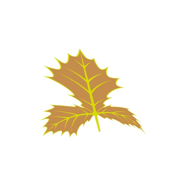 Ahornblatt-logo schablonenvektorikonen-illustrationsdesign