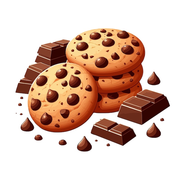 Vektor ai generiertes bild von cookies