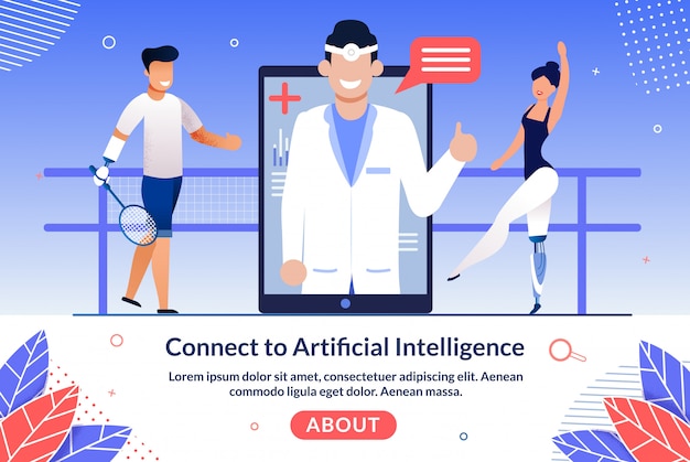 AI Technologies für Behinderte Vector Website