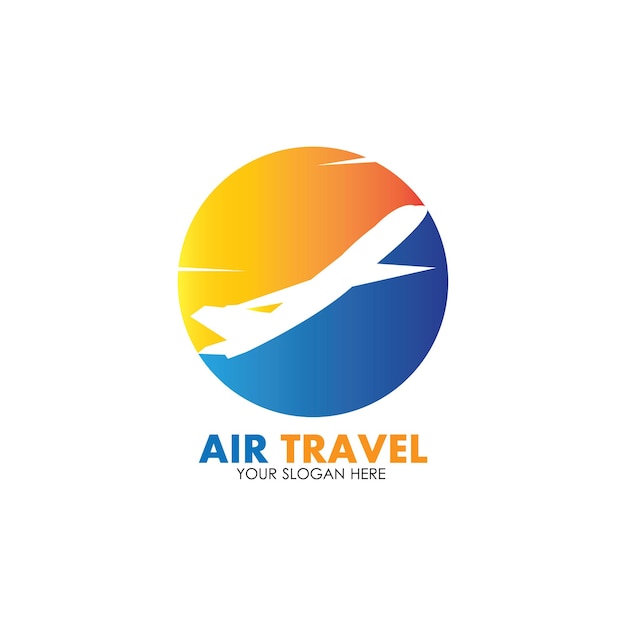 Air travel logo vektor icon design template-vektor