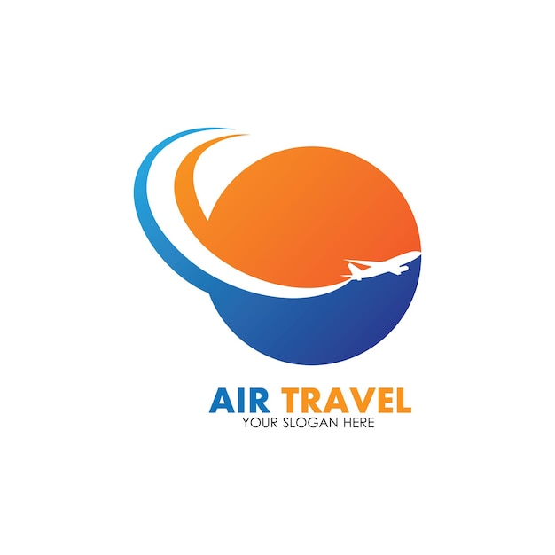 Air travel logo vektor icon design template-vektor