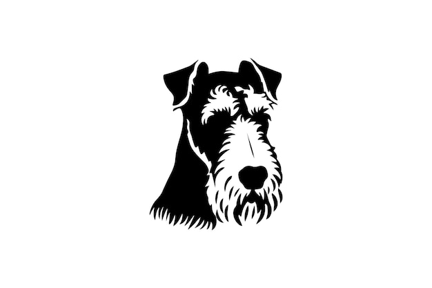 Vektor airedale-terrier-symbol