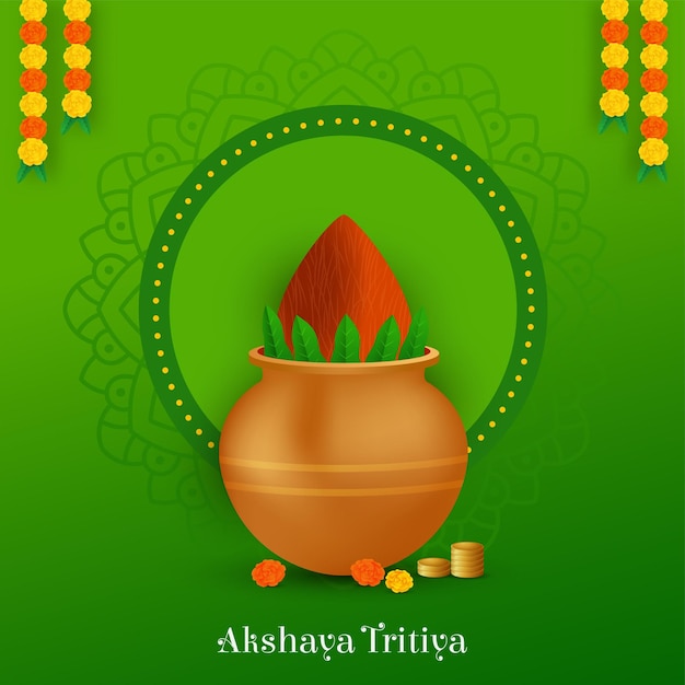 Akshay tritiya festival feier template mit element