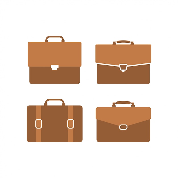 Aktenkoffergrafikdesignschablonen-Vektorillustration