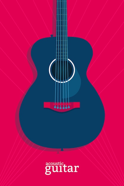 Akustikgitarre Illustration