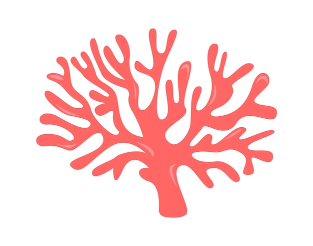 Algen korallen sea plant vector illustration