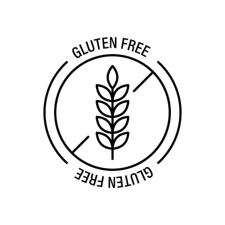 Vektor allergenfreies produkt warnsymbol für produkte