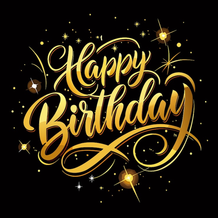 Vektor alles gute zum geburtstag grüße typographie vektor-illustration