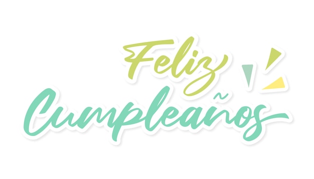 Alles Gute zum Geburtstag (in Spanisch