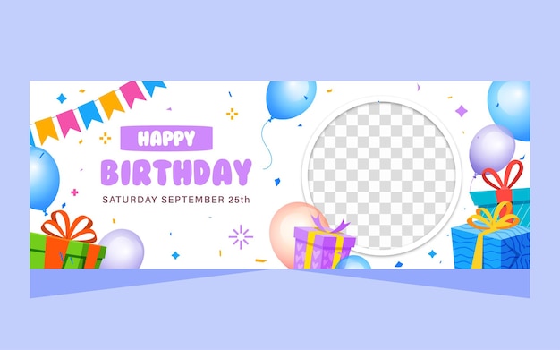 Alles gute zum geburtstag vorlagenbanner