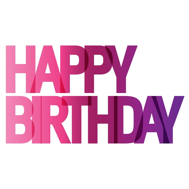 Alles Gute zum Geburtstag