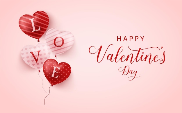 Vektor alles gute zum valentinstag banner