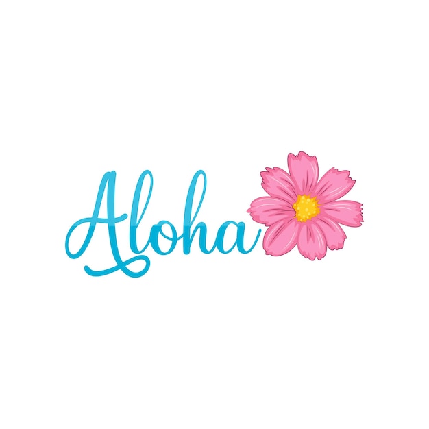 Vektor aloha-logo-design