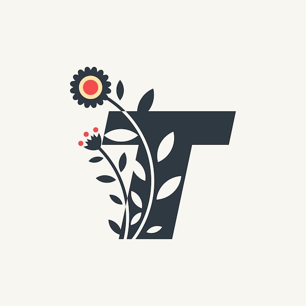 Alphabet-Blume T