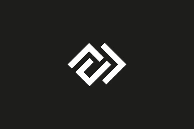 Alphabet CM MC Buchstabe einfache Logo-Design-Vektorvorlage