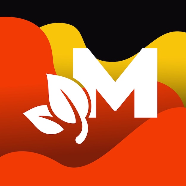 Alphabet M-Blatt-Logo