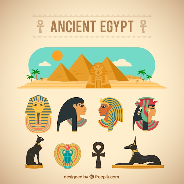 Alte Ägypten-Elemente
