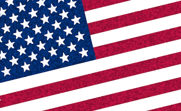 Alte Vintage amerikanische Flagge