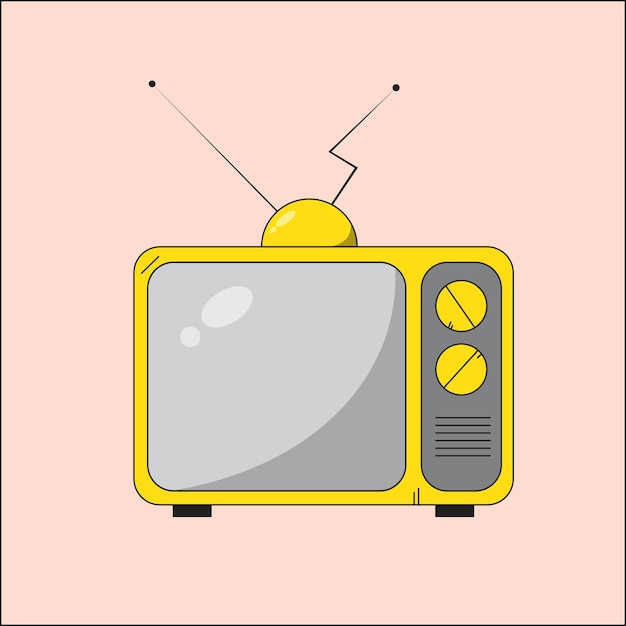 altes Fernsehdesign ist sehr interessant