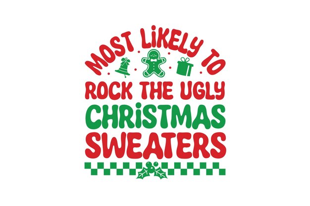Am wahrscheinlichsten, die hässlichen Weihnachtspullover zu rocken