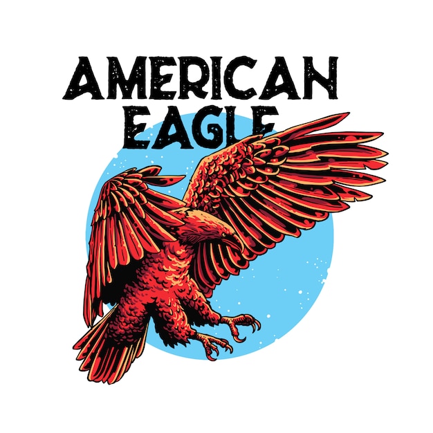 Vektor american eagle illustration