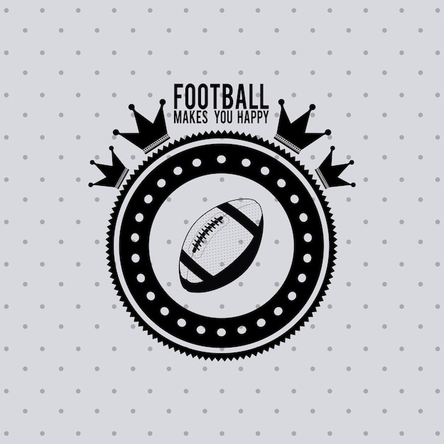 American football design