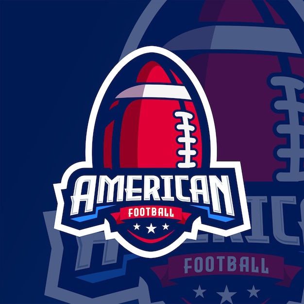 Vektor american-football-logo-vorlage, vektorgrafik