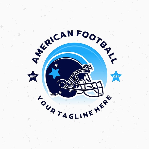 Vektor american football logo