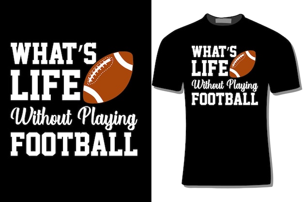 American-Football-T-Shirt-Design und Handwerksillustration