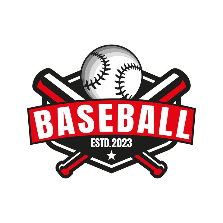 American Sports Baseball Club Logo Inspiration Baseball Club mit Stock Basketball Club Emblem Turniersymbol Symbol Teamidentität