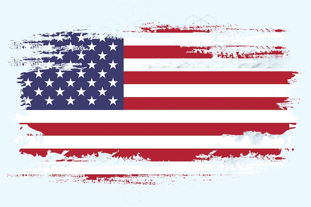 Vektor amerikanische flagge silhouette grunge usa flagge set vektor grunge flagge silhouette unabhängigkeit juli