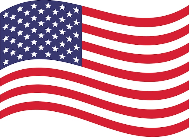 Vektor amerikanische flagge