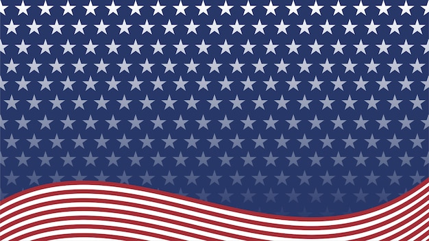amerikanischen Unabhängigkeitstag Welle Hintergrund