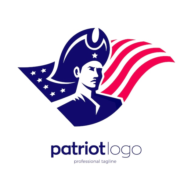 amerikanischer Patriot Logo-Design