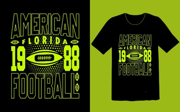 Amerikanisches florida-football-t-shirt