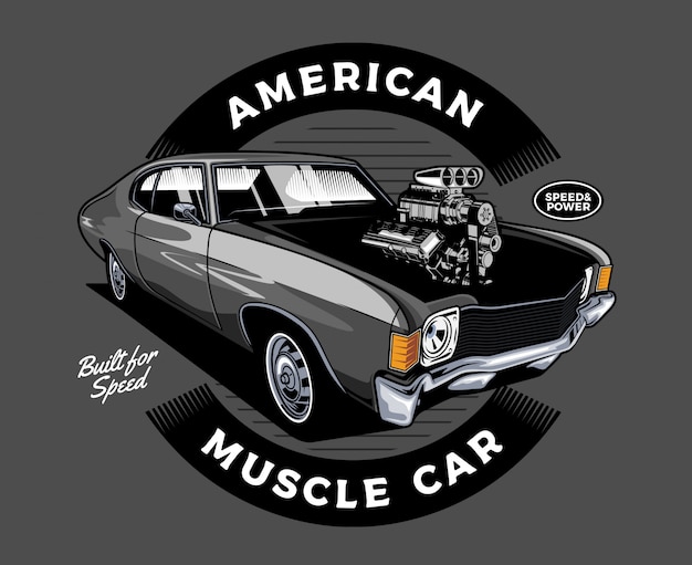 Amerikanisches muscle-car