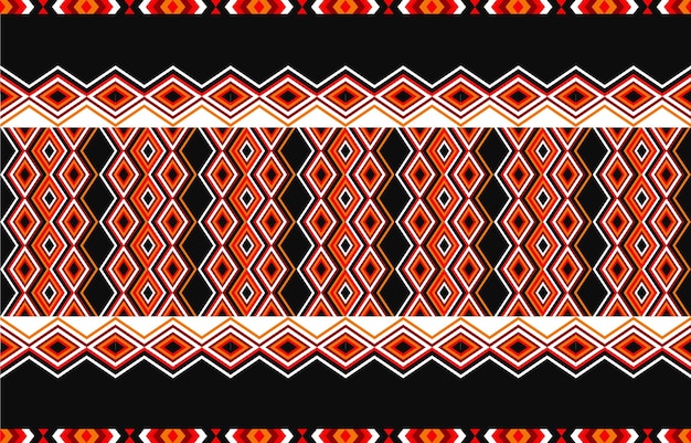 Vektor amerikanisches stammes-ethno-muster traditionelles design für teppichtapeten, die batik-stoffvorhänge einwickeln