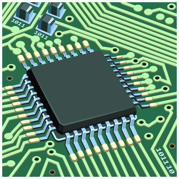 An Bord befindlicher Schaltkreis-Chip