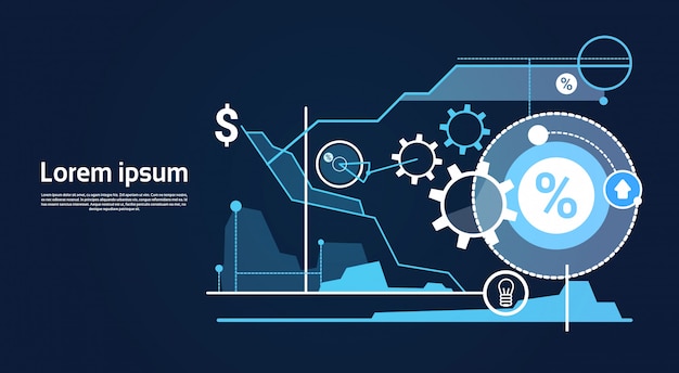 Analyse-Finanzdiagramm Finanzgeschäftsdiagramm