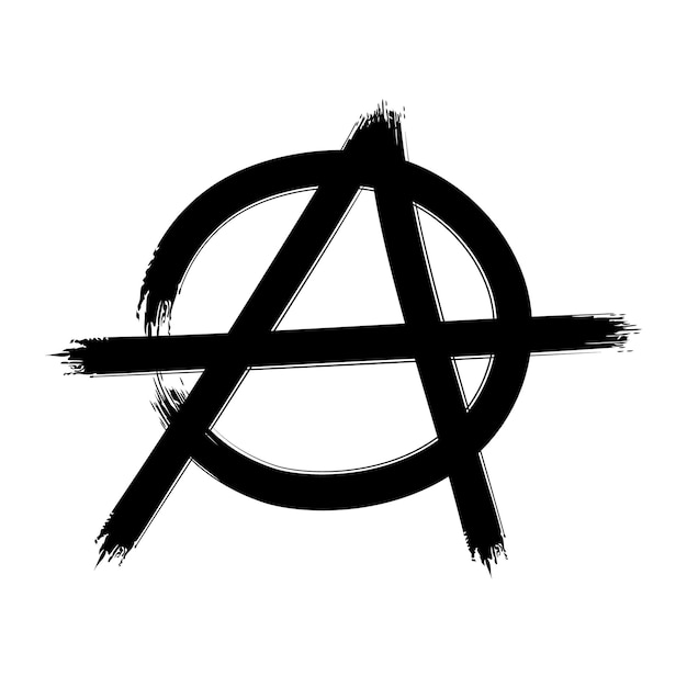 Anarchie-Symbol Vektorzeichen