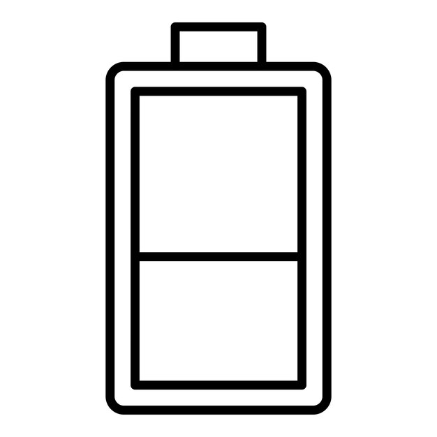 Vektor android-batterie-symbol-stil