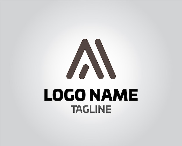 Anfangsbuchstabe A-Logo-Vektor-Designvorlage abstraktes Alphabet A-Logo-Vektor Logo mit den Initialen A Buchstabe A-Logo-Symbol Design-Vorlagenelementeeinfaches und sauberes Anfangs-A-Logo
